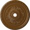 Ekena Millwork Palmetto Ceiling Medallion (Canopies up to 7 5/8"), 31 1/2"OD x 3 5/8"ID x 1 3/4"P, Smokey Topaz CM31PMSTF - alternate 1